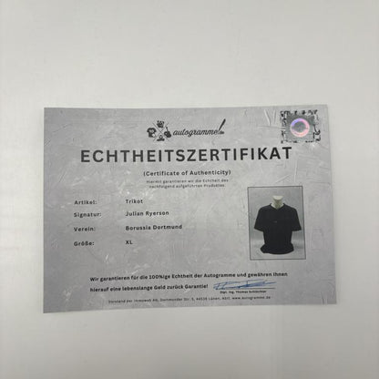 Borussia Dortmund Sondertrikot Julian Ryerson signiert Autogramm Puma BVB XL