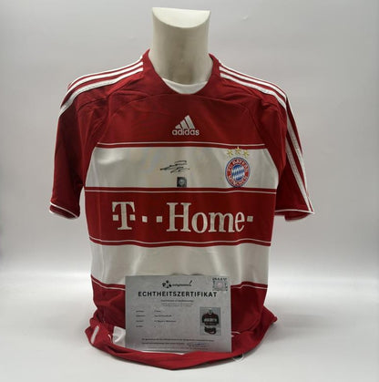Bayern München Jan Schlaudraff signiert Autogramm Adidas COA L