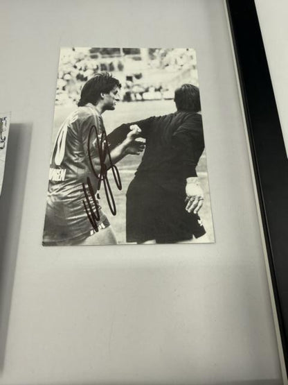 Kapitänsbinde Matthias Herget signiert im Rahmen VFL Bochum COA