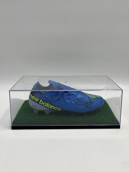 Fußballschuh Sadio Mane signiert Autogramm Bundesliga New Balance 41,5
