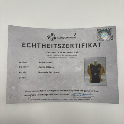 Borussia Dortmund Sondertrikot Jamie Gittens signiert Autogramm Puma BVB XL