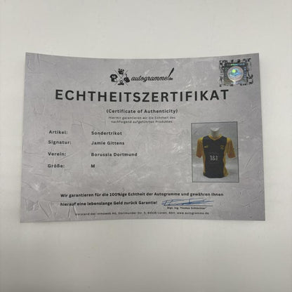 Borussia Dortmund Sondertrikot Jamie Gittens signiert Autogramm Puma BVB M