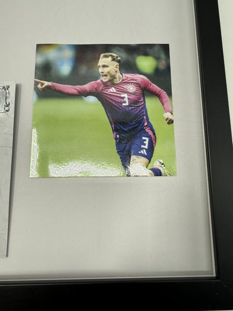 Kapitänsbinde David Raum signiert im Rahmen DFB Fußball Autogramm neu