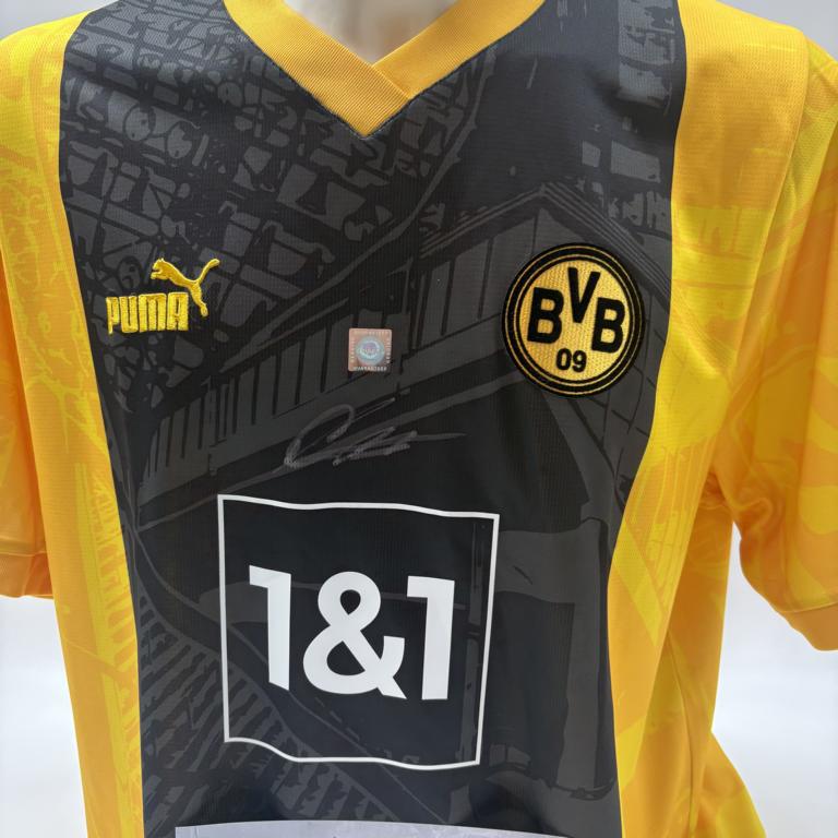 Borussia Dortmund Sondertrikot Daniel Svensson signiert Autogramm Puma BVB XL