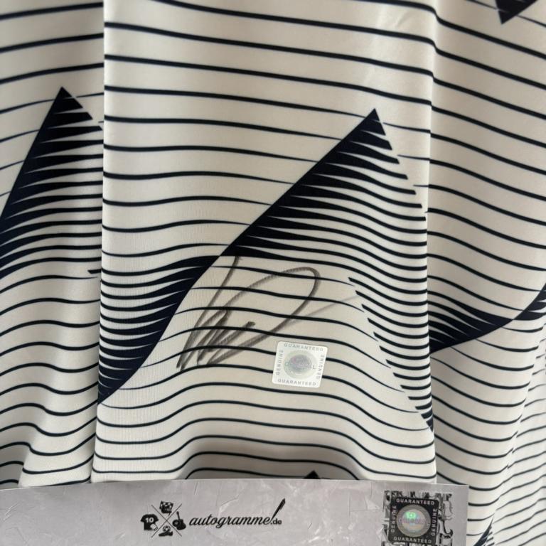 Bayern München Trainingsshirt Luis Diaz signiert im Rahmen COA Adidas 3XL