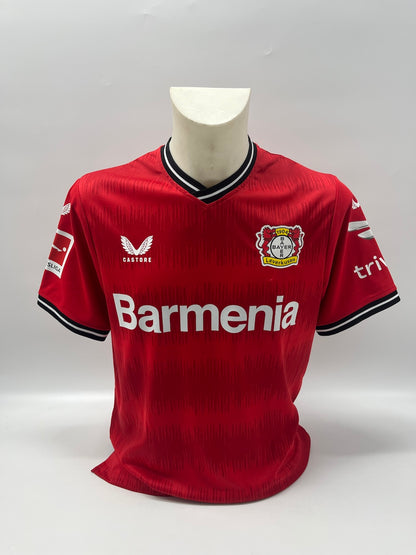 Bayer Leverkusen Trikot Patrick Pentz signiert Autogramm Bundesliga COA L