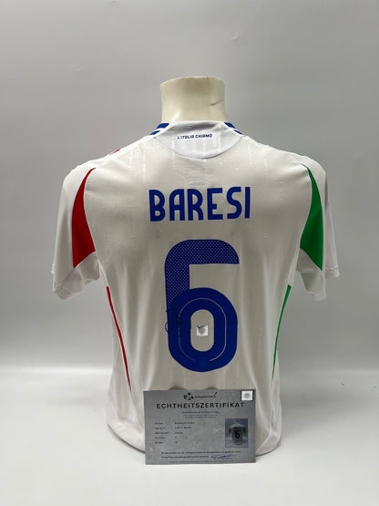Italy Authentic Jersey Franco Baresi signed autograph COA M