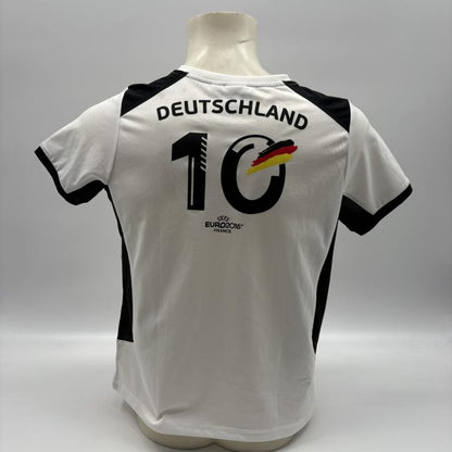 DFB Fanshirt EM 2016  Franz Beckenbauer signiert Adidas COA Deutschland DFB Kaiser 158/164