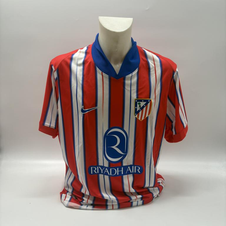 Atletico Madrid Trikot COA Julian Alvarez signiert Autogramm Nike XL