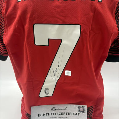 AC Mailand Authentic-Trikot Alvaro Morata signiert Autogramm Puma COA S