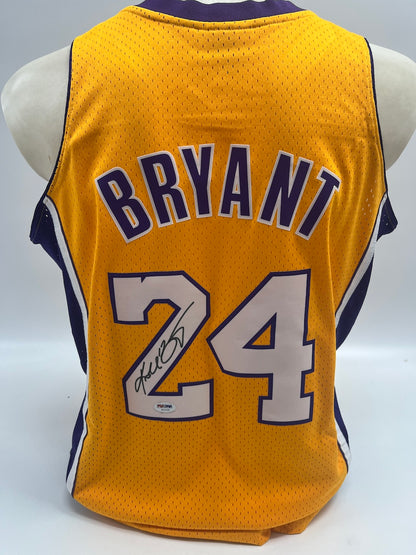 Los Angeles Lakers Jersey Kobe Bryant signs NBA Basketball COA L