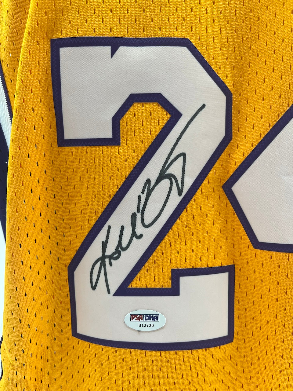 Los Angeles Lakers Jersey Kobe Bryant signiert NBA Basketball COA L