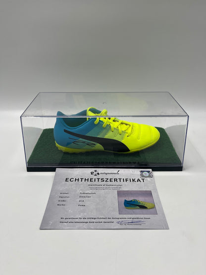 Emre Can signed football boots, autographed, Bundesliga Puma BVB