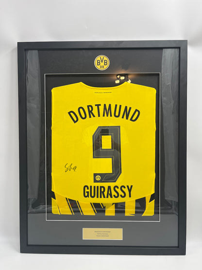 Borussia Dortmund Trikot Serhou Guirassy signiert im Rahmen Puma neu BVB