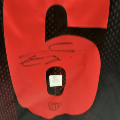 Bayer Leverkusen Trikot Equi Fernandez signiert New Balance COA Autogramm L