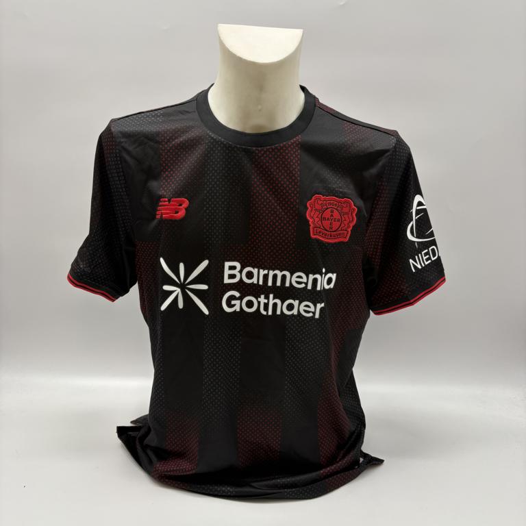 Bayer Leverkusen Trikot Equi Fernandez signiert New Balance COA Autogramm L