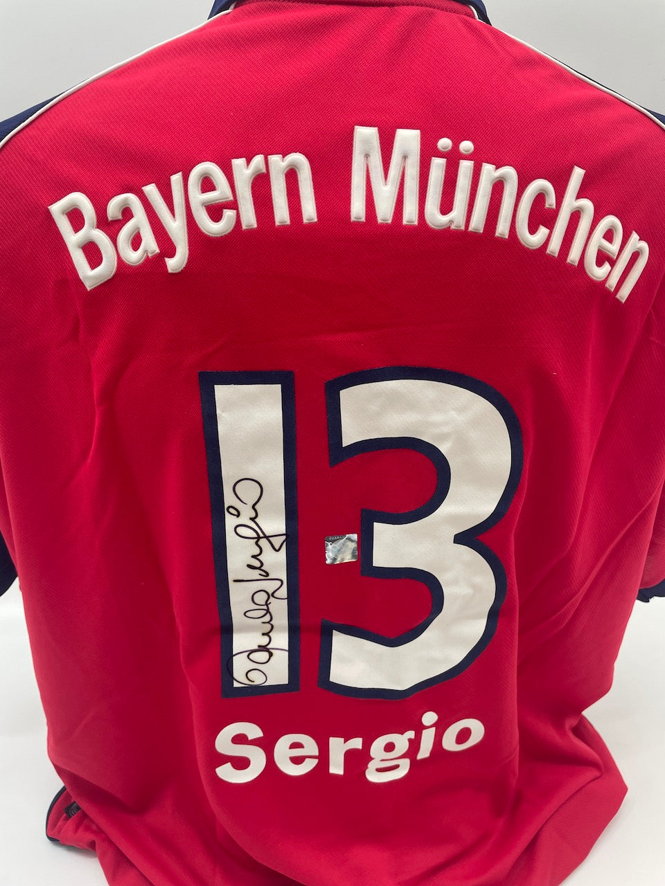 Bayern München Trikot Paulo Sergio signiert Autogramme Bundesliga Adidas Neu XL