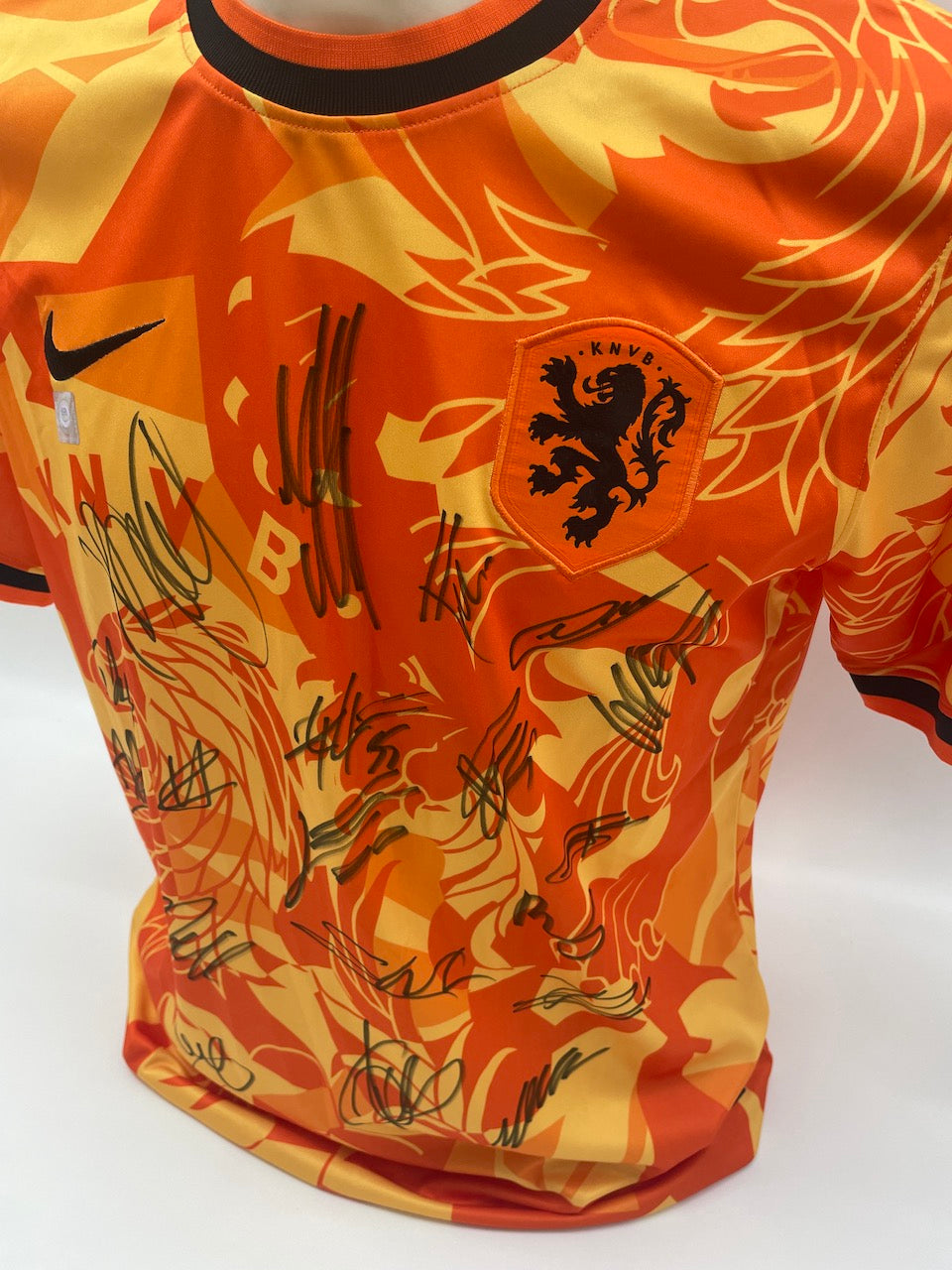 Niederlande Trikot WM 2022 Teamsigniert Holland Autogramm Unterschrift Nike L