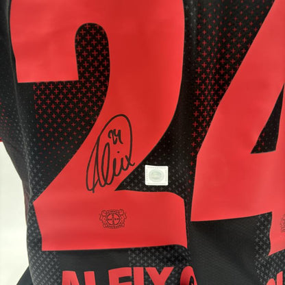 Bayer Leverkusen Trikot Aleix Garcia signiert New Balance COA Autogramm XL