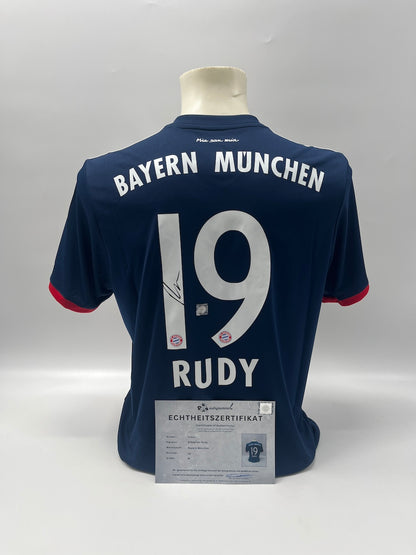 Bayern Munich jersey signed by Sebastian Rudy, Adidas M