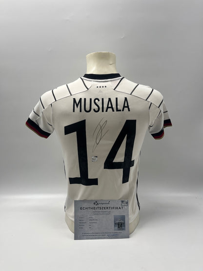 DFB jersey Jamal Musiala signed Adidas COA Germany autograph 152