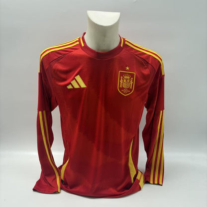 Spanien Trikot langarm Dani Olmo signiert Adidas COA Autogramm M