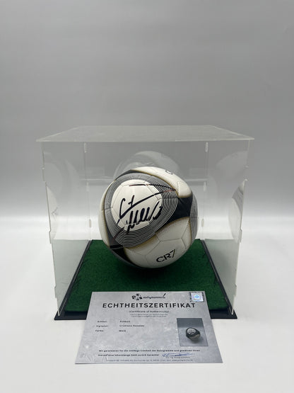 Fußball Cristiano Ronaldo signiert Portugal Fußball Real Madrid Autogramm CR7