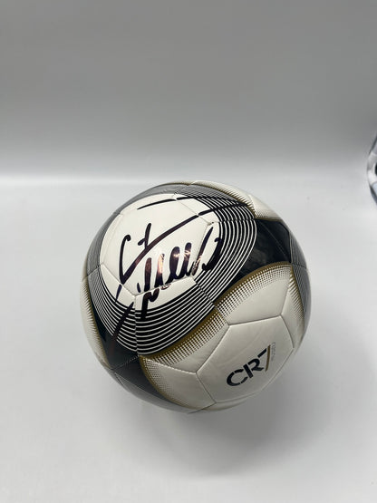 Fußball Cristiano Ronaldo signiert Portugal Fußball Real Madrid Autogramm CR7