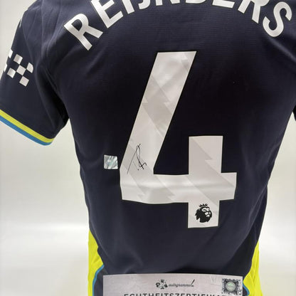 Manchester City Trikot Tijjani Reijnders signiert Autogramm Puma COA neu XS