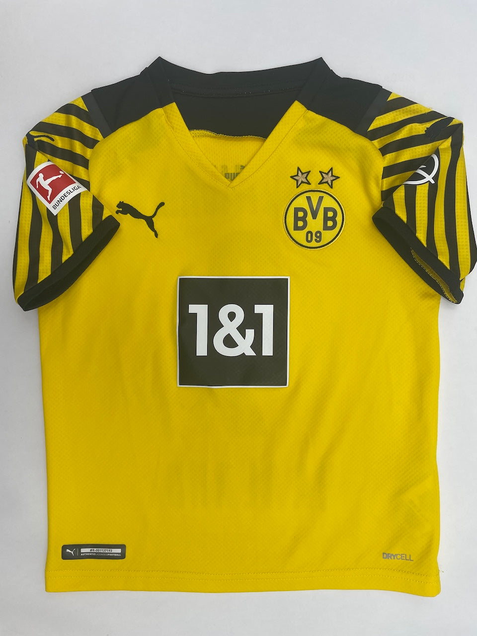 Borussia Dortmund Trikot Erling Haaland signiert im Rahmen COA Puma BVB Fußball