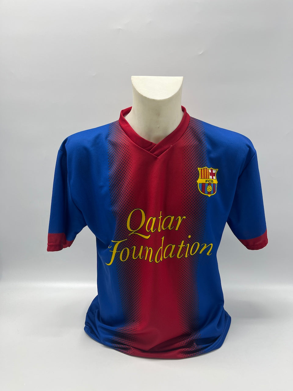 FC Barcelona Fanshirt Lionel Messi signiert Autogramm COA XL