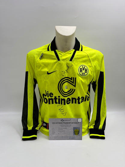 BVB Trikot 1996/1997 Teamsigniert Borussia Dortmund Nike XS