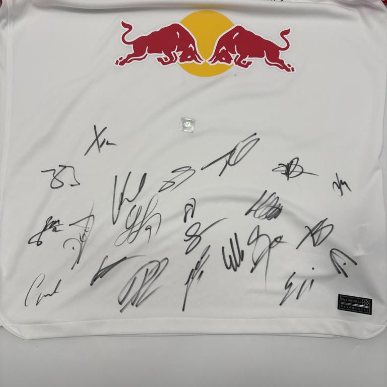 RB Leipzig Trikot 2023/2024 Teamsigniert Red Bull COA Nike L