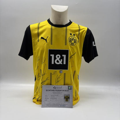 BVB Trikot 2024/2025 Teamsigniert Borussia Dortmund COA Puma neu M