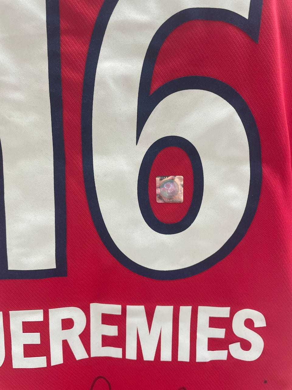 Bayern München Trikot Jens Jeremies signiert Autogramme Bundesliga Adidas COA L