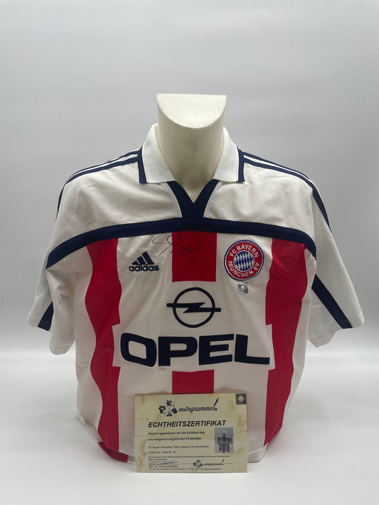 Bayern München Trikot Markus Feulner signiert Autogramme Bundesliga Adidas XL