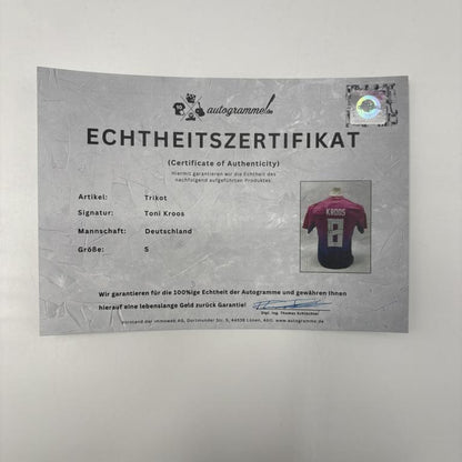 DFB Trikot Toni Kroos signiert Autogramme Adidas Deutschland COA S