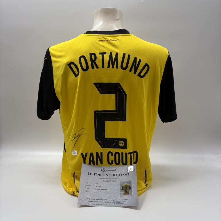 Borussia Dortmund Trikot Yan Couto signiert BVB Puma L