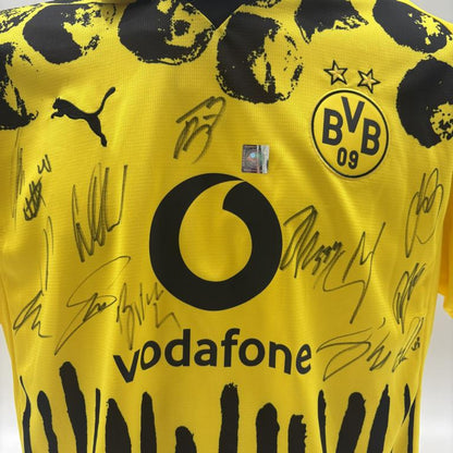 BVB Sondertrikot 2025 Klub WM Teamsigniert Borussia Dortmund COA Puma L