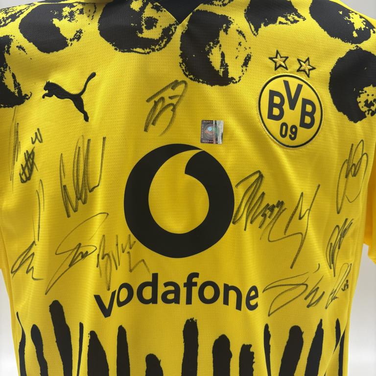 BVB Sondertrikot 2025 Klub WM Teamsigniert Borussia Dortmund COA Puma L