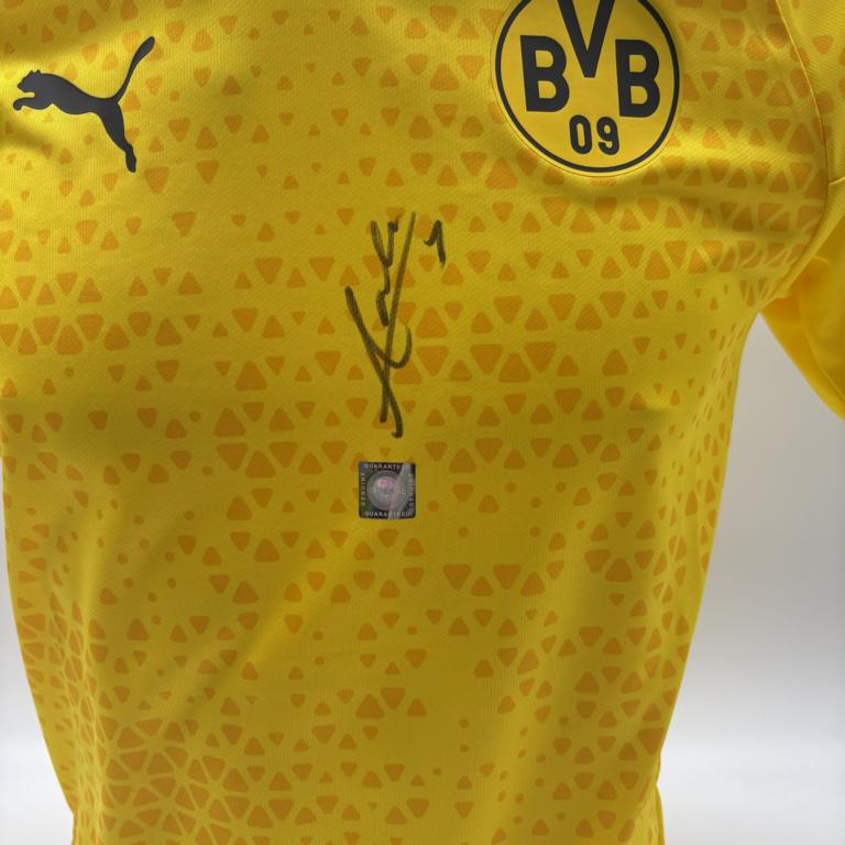 Borussia Dortmund Trainingsshirt Waldemar Anton signiert Puma COA  Autogramm S