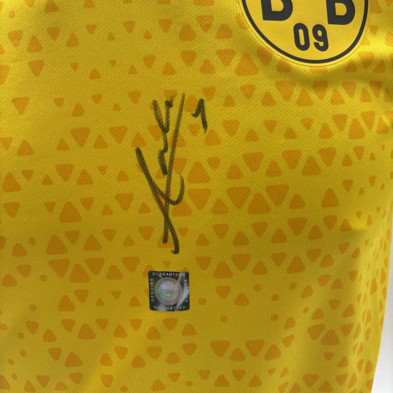 Borussia Dortmund Trainingsshirt Waldemar Anton signiert Puma COA  Autogramm S