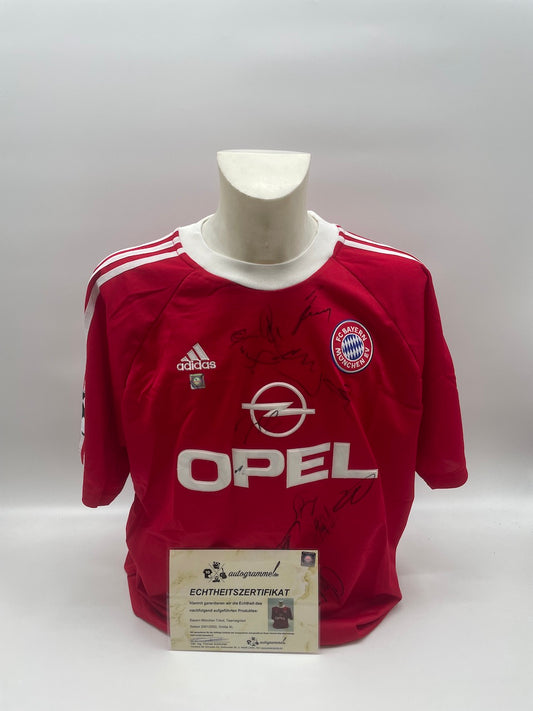 Bayern München Trikot 2001/2002 Teamsigniert Autogramm Unterschrift Adidas XL