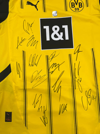 BVB Trikot 2024/2025 Teamsigniert Borussia Dortmund Bundesliga COA Puma M