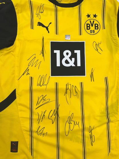 BVB Trikot 2024/2025 Teamsigniert Borussia Dortmund COA Puma M