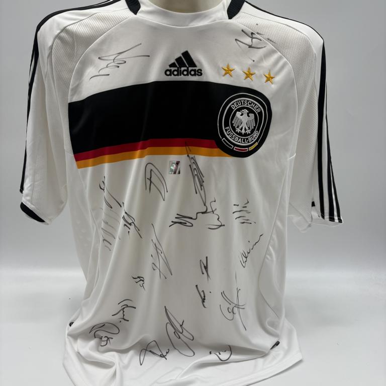 Deutschland Trikot EM 2008 Teamsigniert DFB Adidas XL