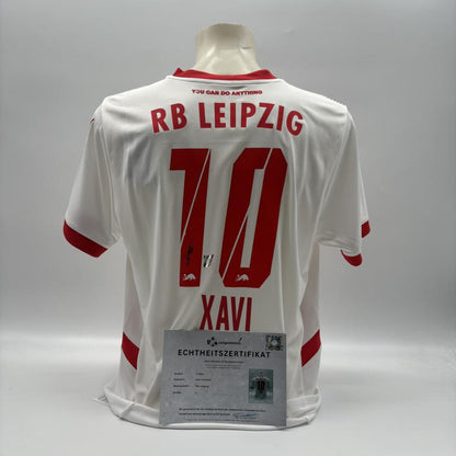 RB Leipzig Trikot Xavi Simons signiert Autogramm Puma COA L