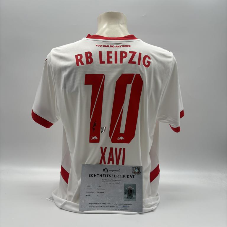 RB Leipzig Trikot Xavi Simons signiert Autogramm Puma COA L