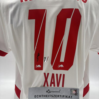 RB Leipzig Trikot Xavi Simons signiert Autogramm Puma COA L