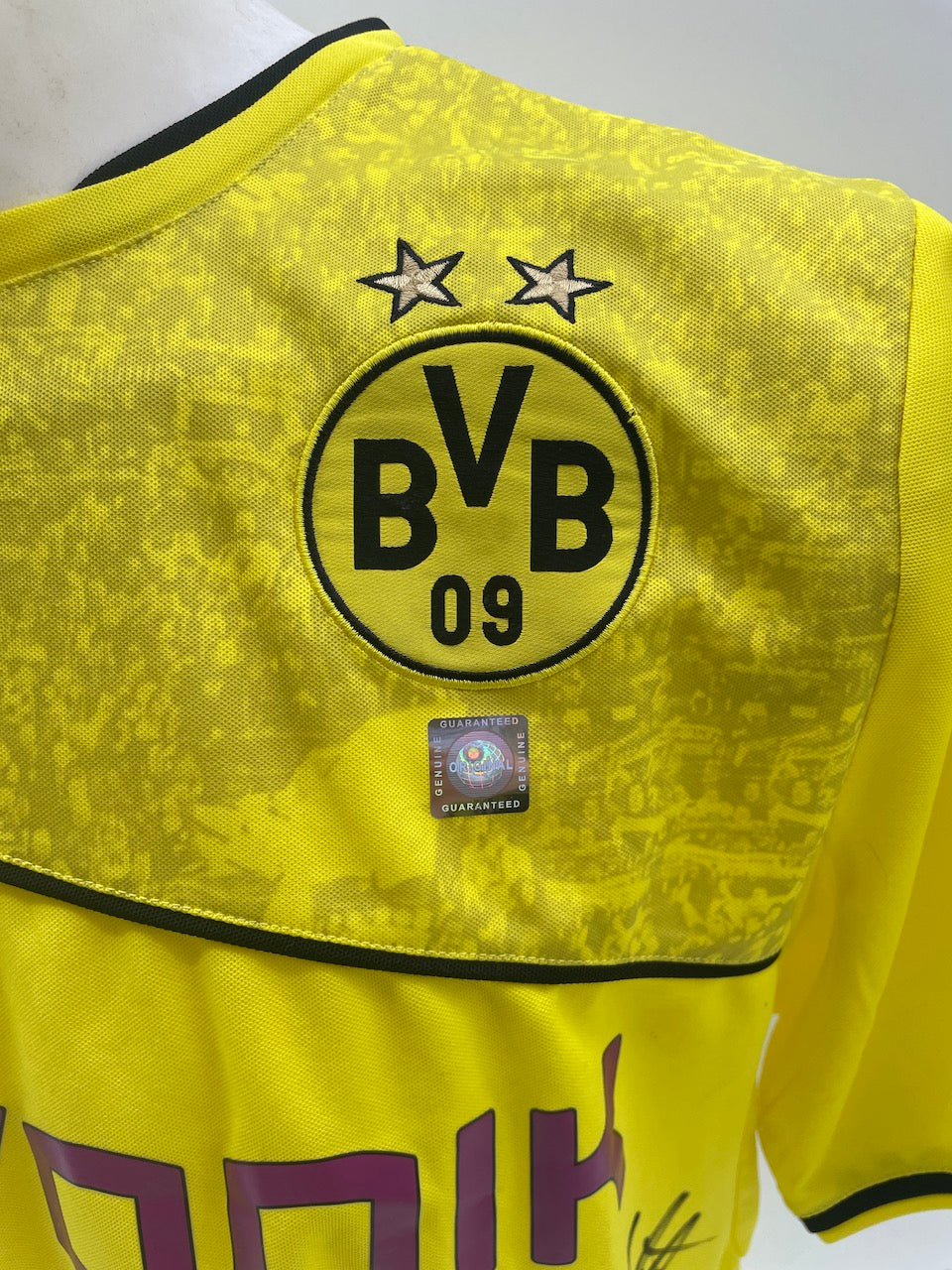 BVB Trikot 2013/2014 Teamsigniert Borussia Dortmund Bundesliga COA BVB Puma L